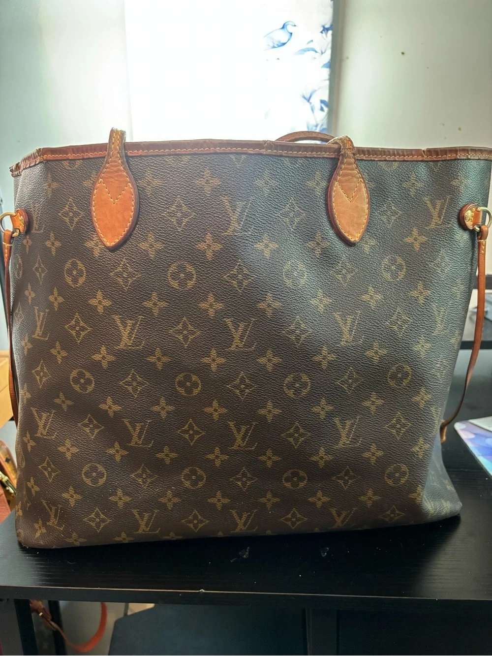 Authentic Louis Vuitton Neverfull GM Monogram Canvas Shoulder Bag -Code SD4018 - Picture 3 of 16
